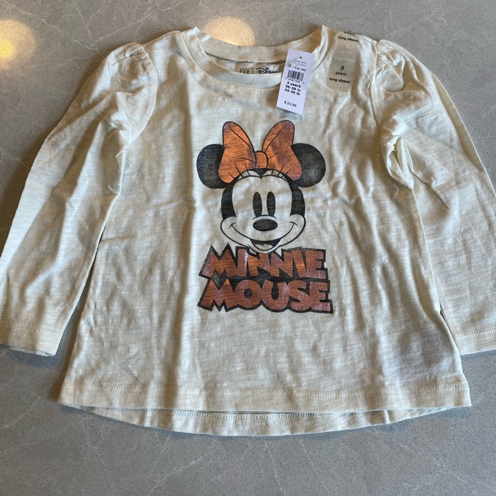 NWT babyGap | Disney Minnie Mouse T-Shirt 3T